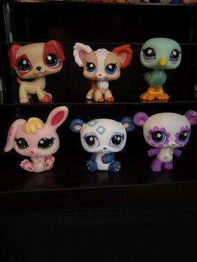 littlest pet shop lot of 6